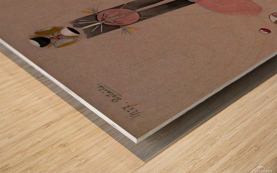 Hilma af Klint - The Tree Of Knowledge No . 7B   Wood print