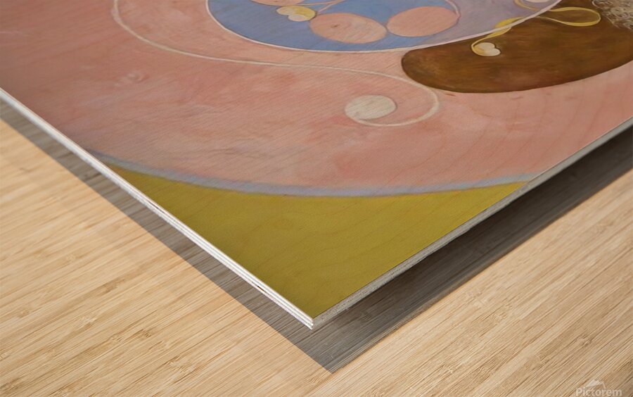 Hilma Af Klint - Cosmic Egg  1917 Wood print