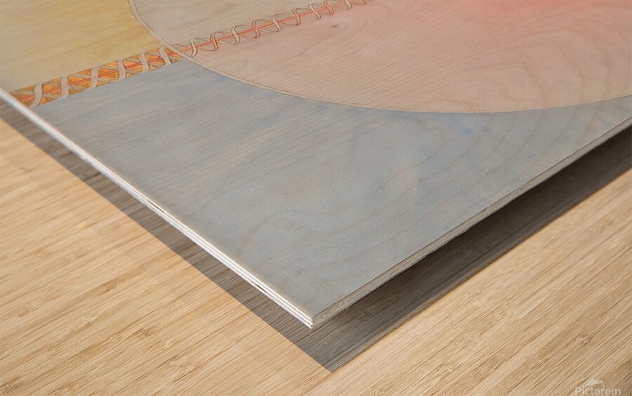 Hilma af klint - Group IXUW No. 25 The Dove No. 1 1915 Wood print