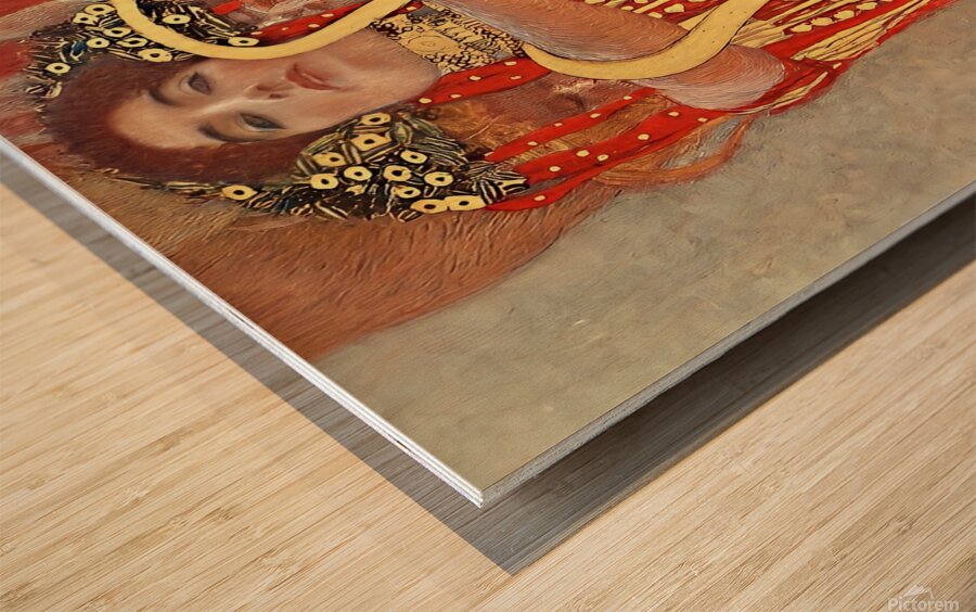 Gustav Klimt - Hygieia Medicine Wood print