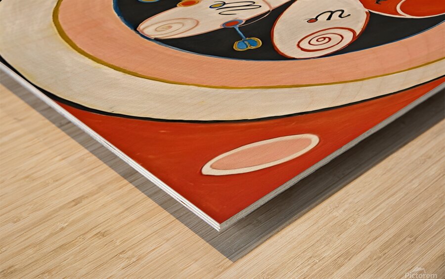 Hilma af Klint - Evolution No. 15 Group IV    Wood print