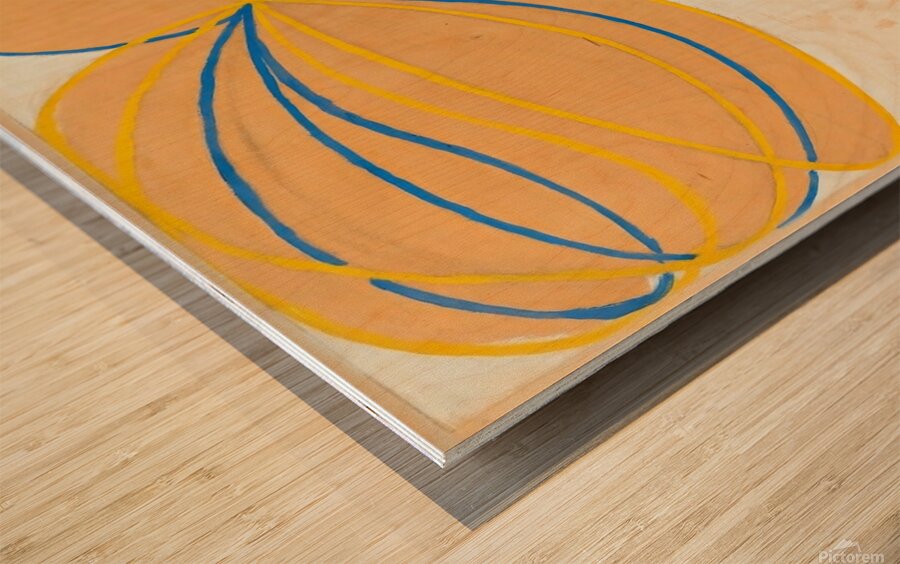 Hilma af Klint - The Seven-Pointed Star No. 1 Wood print