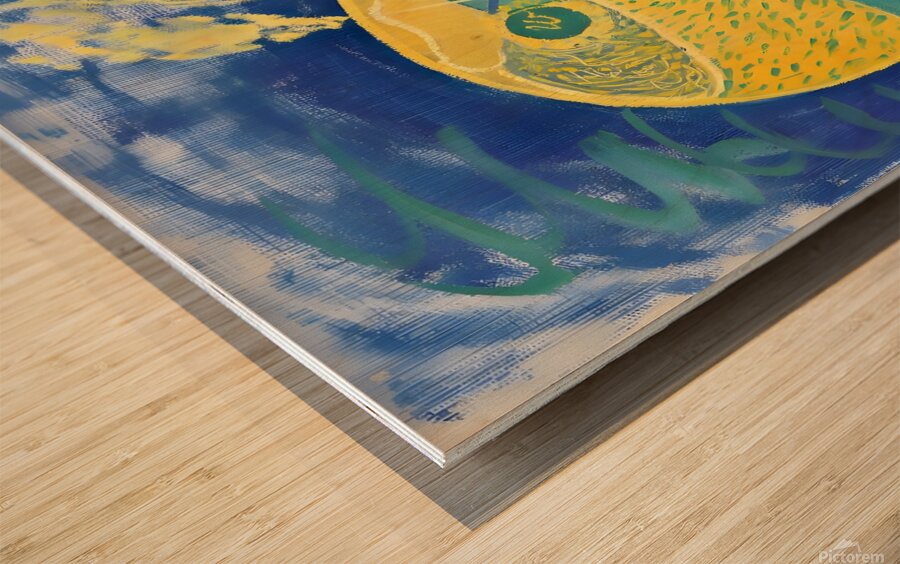 Hilma af Klint - Primordial Chaos No. 7 Group I 1906-1907 Wood print