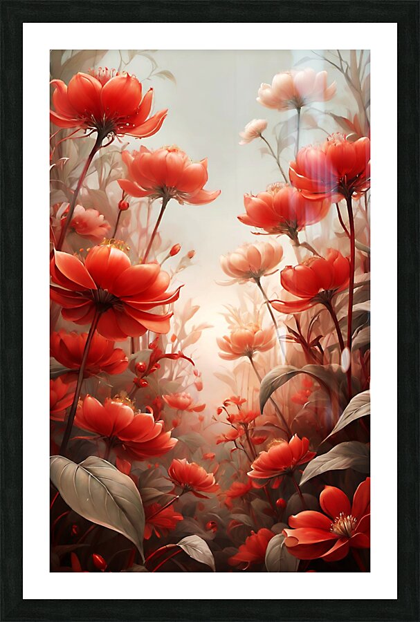 RED MIST  Picture Frame print