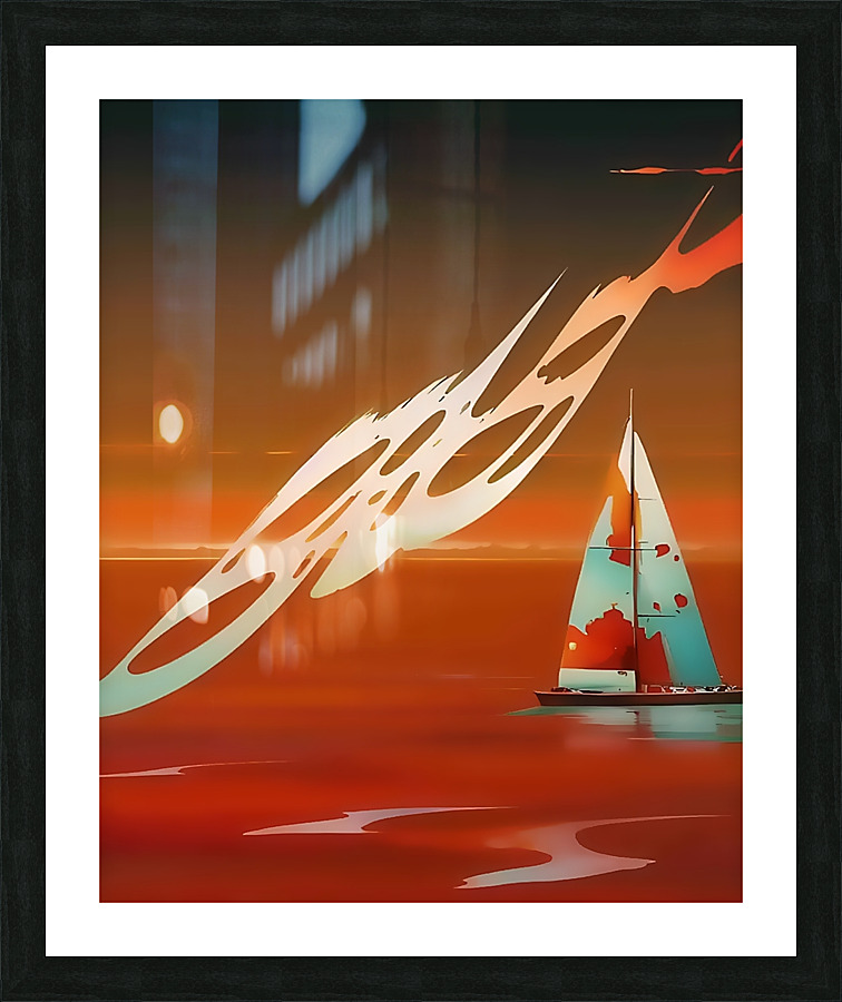 Sailing Picture Frame print