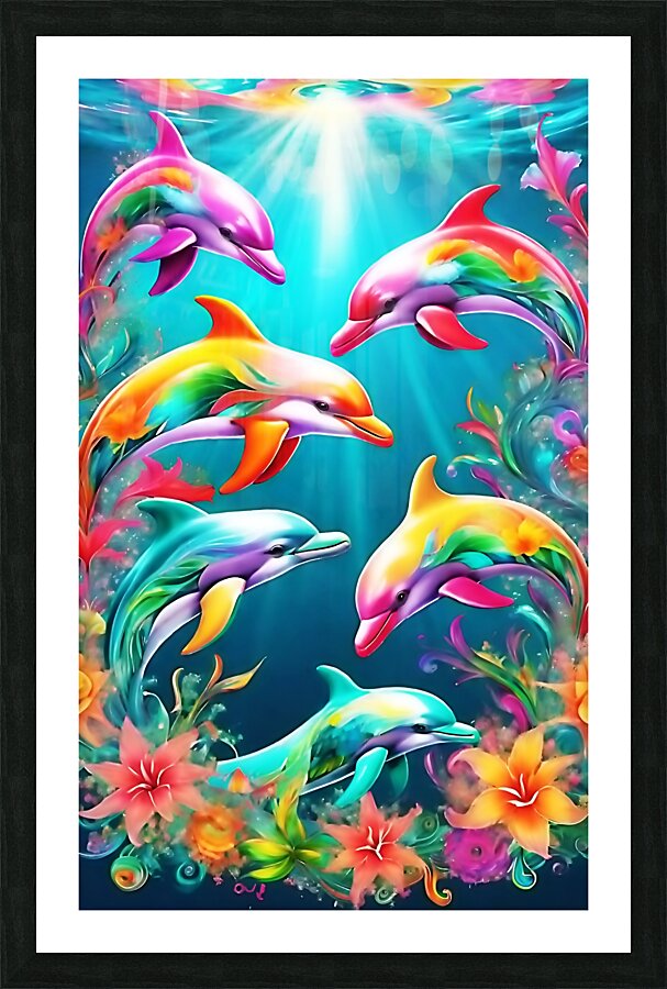 Marine life Picture Frame print