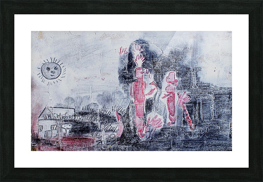 Unspoken Conversation Picture Frame print