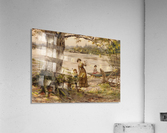 Landscape with a river Acrylic Print