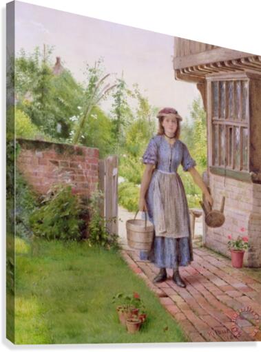 The Young Milkmaid Canvas Print