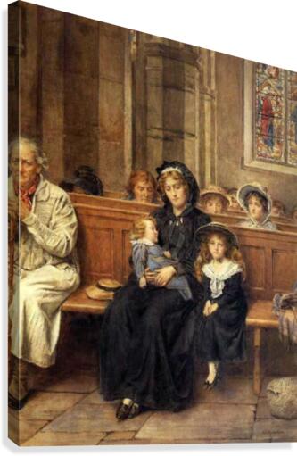 In Church Canvas Print