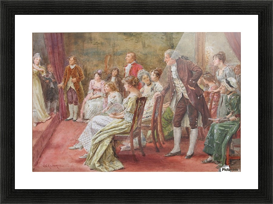 A soiree Picture Frame print