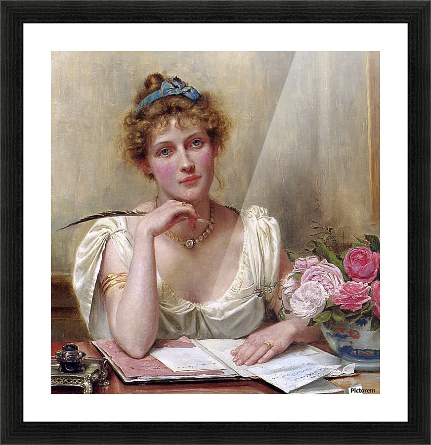 The letter Sun Picture Frame print