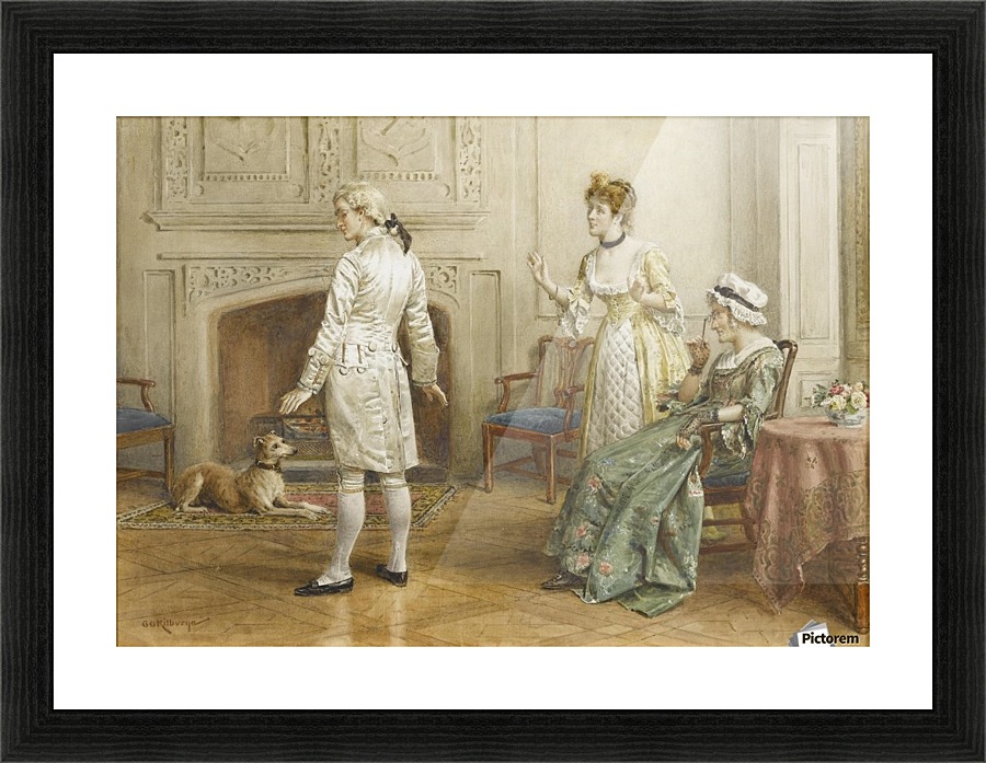 The new coat Picture Frame print