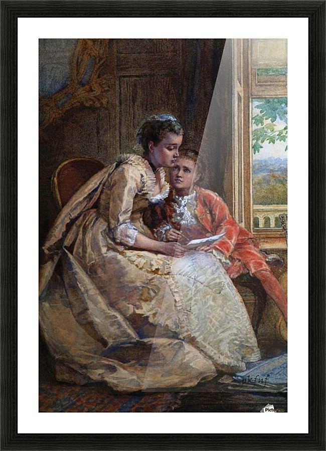 The Letter Picture Frame print