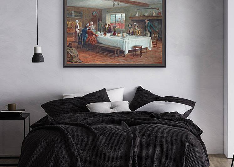 A meal stop at a coaching inn by George Goodwin Kilburne