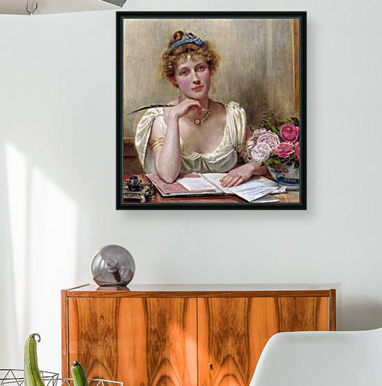 The letter Sun by George Goodwin Kilburne