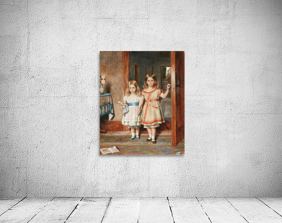 Two young girls Wall Preview