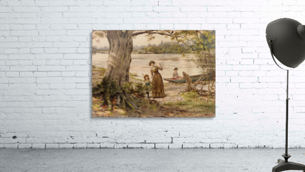 Landscape with a river Wall Preview