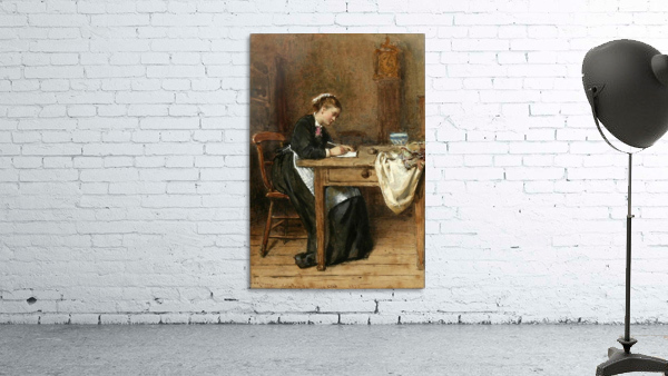 Writing the letter Wall Preview