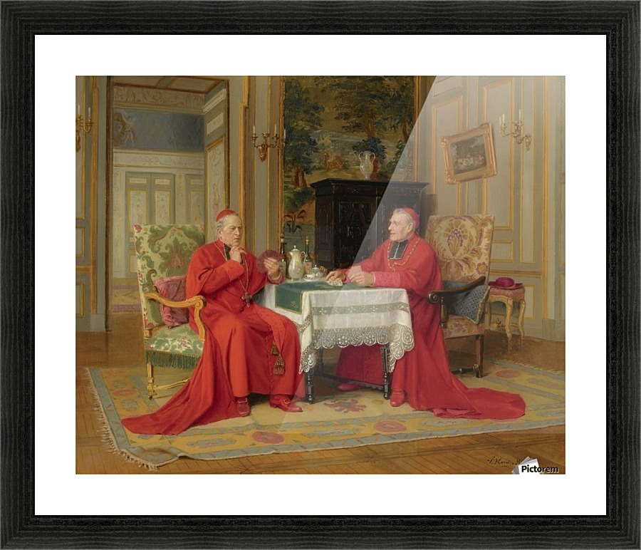 The winning hand Picture Frame print