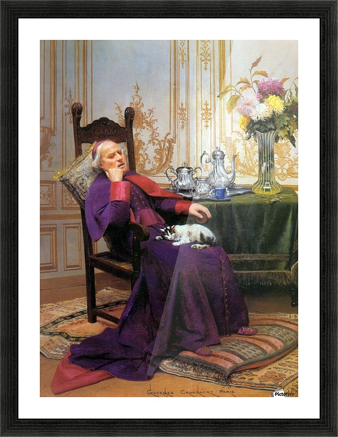 Napping Picture Frame print