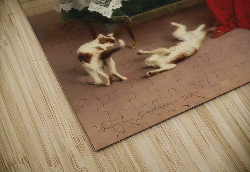 Cat games Georges Croegaert puzzle