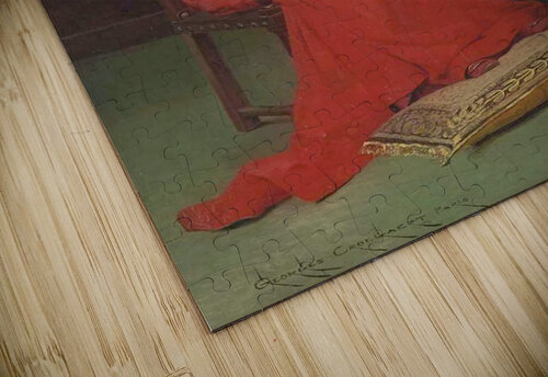 In the library Georges Croegaert puzzle