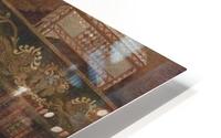 In the library HD Metal print