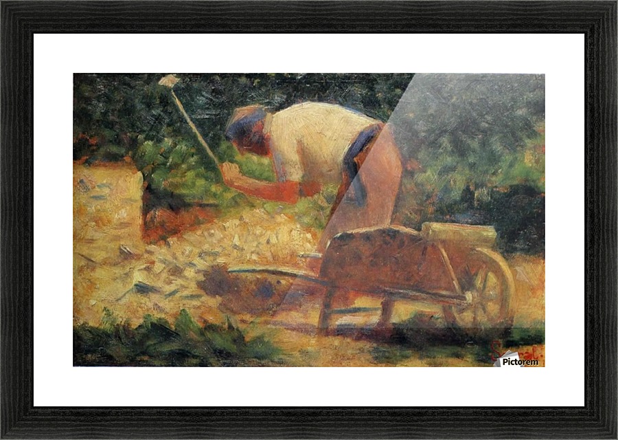 Carrying Stones Picture Frame print