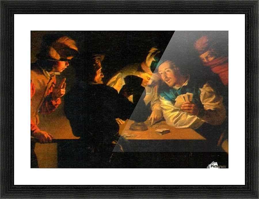 Falschspieler Picture Frame print