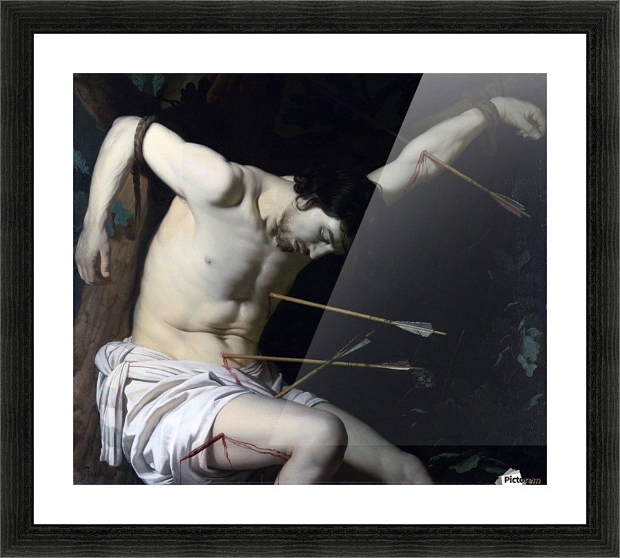 Saint Sebastian Picture Frame print
