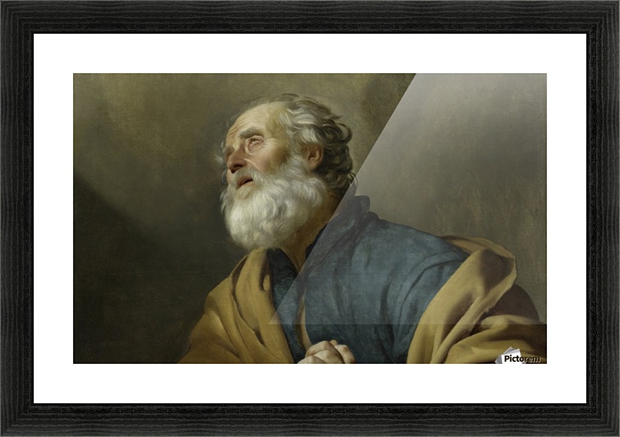 Saint Peter Penitent Picture Frame print
