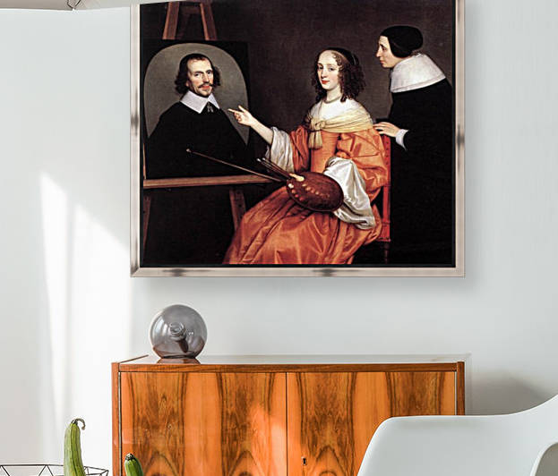 Margareta Maria de Roodere and Her Parents by Gerard van Honthorst