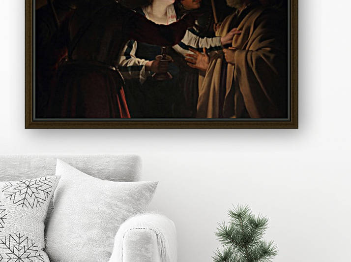 The denial of Saint Peter by Gerard van Honthorst