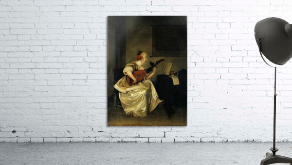 The lute player Wall Preview