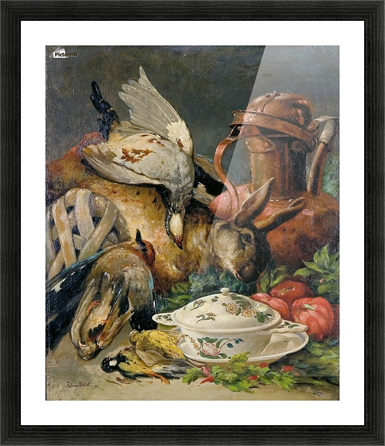 Bodegon de caza Picture Frame print