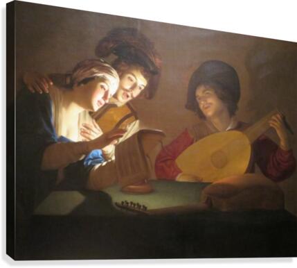 Les Musiciens Canvas Print