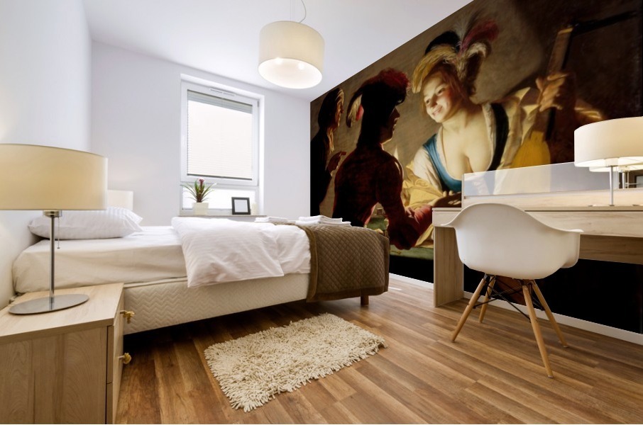 The procuress Mural print