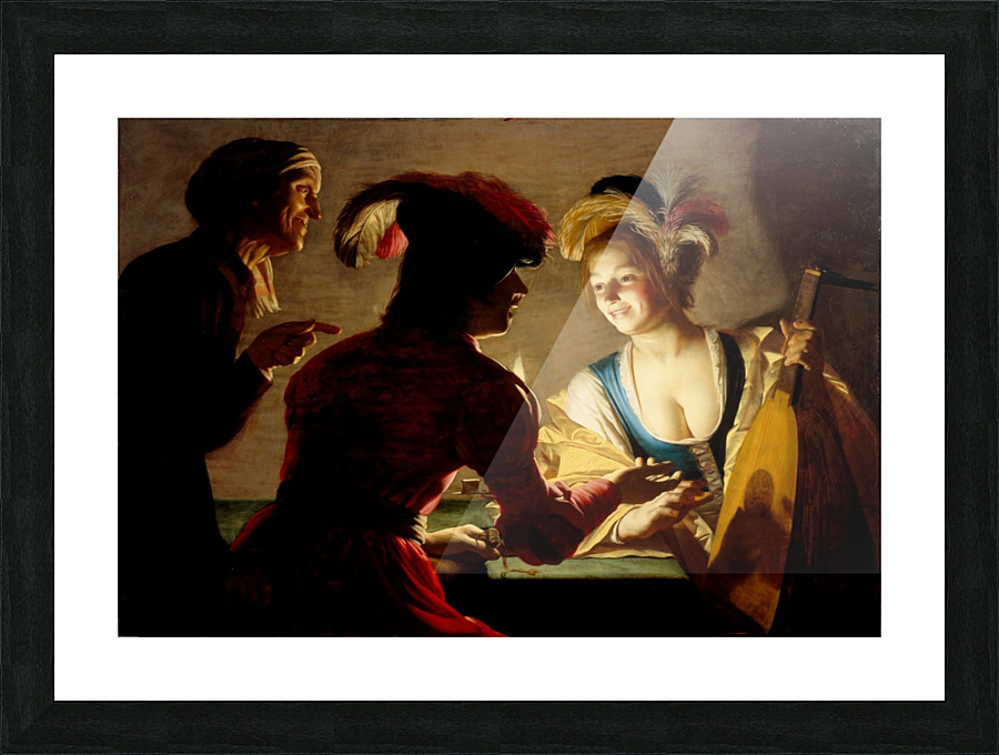 The procuress Picture Frame print