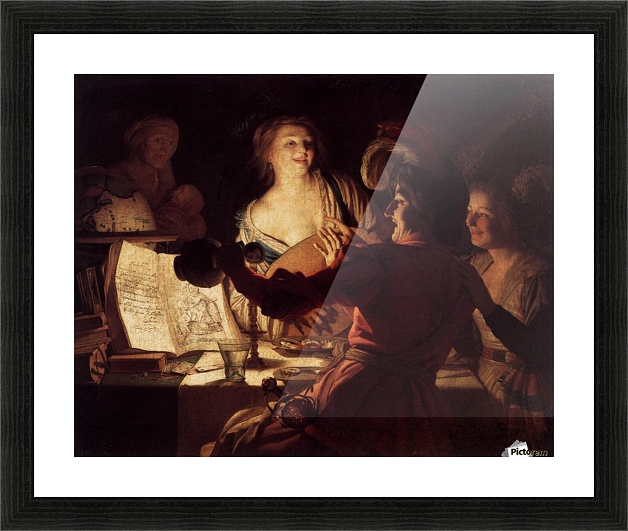 Merry Company Picture Frame print