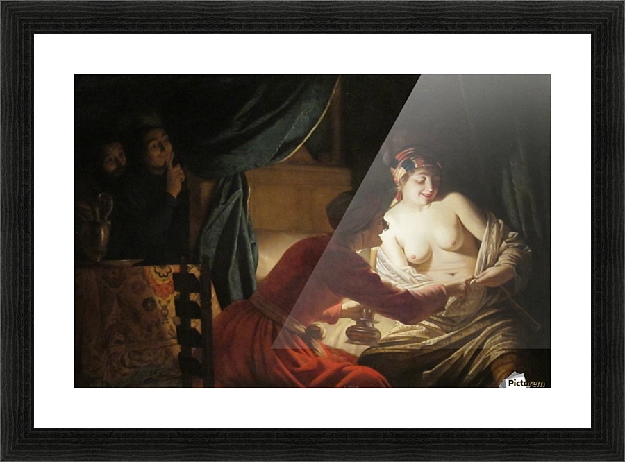 Nude Lady Picture Frame print