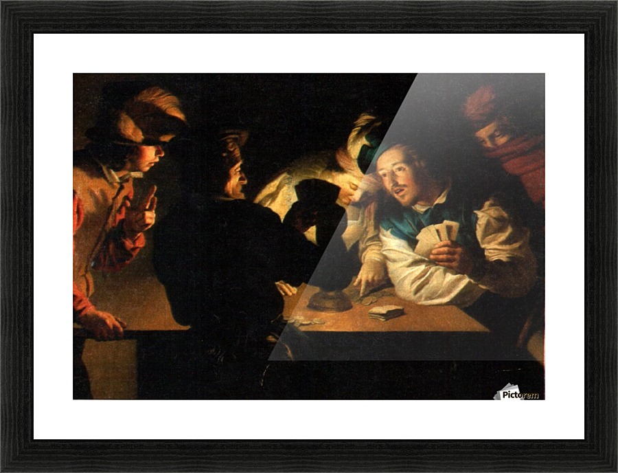 Falschspieler Picture Frame print