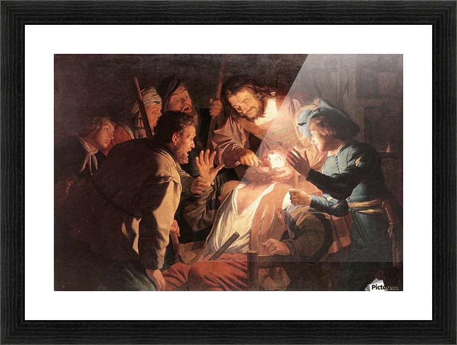 At the dentist Picture Frame print