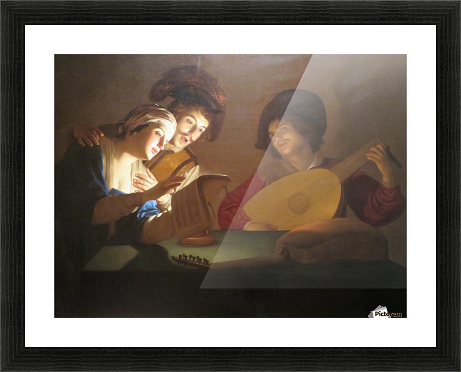 Les Musiciens Picture Frame print
