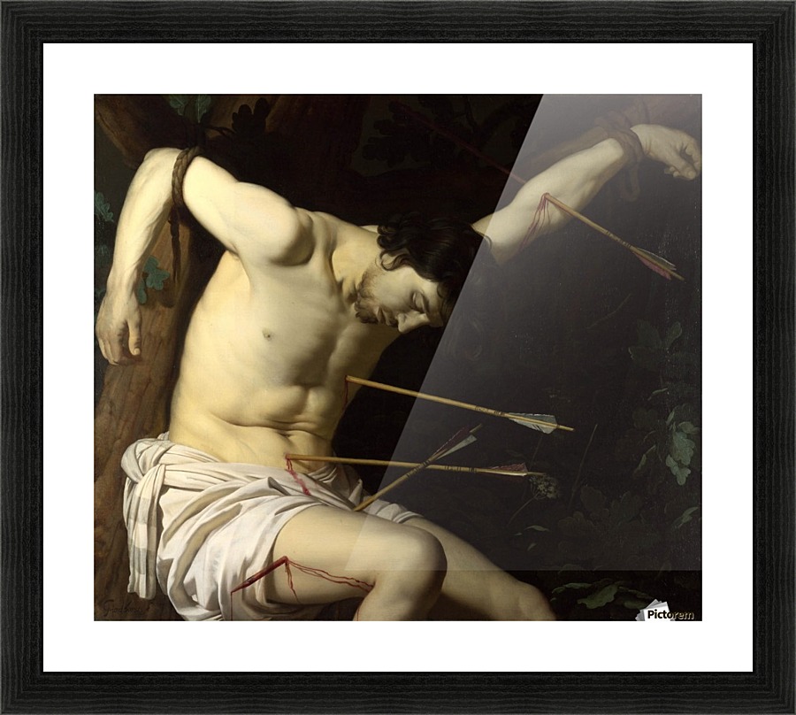 Saint Sebastian Picture Frame print