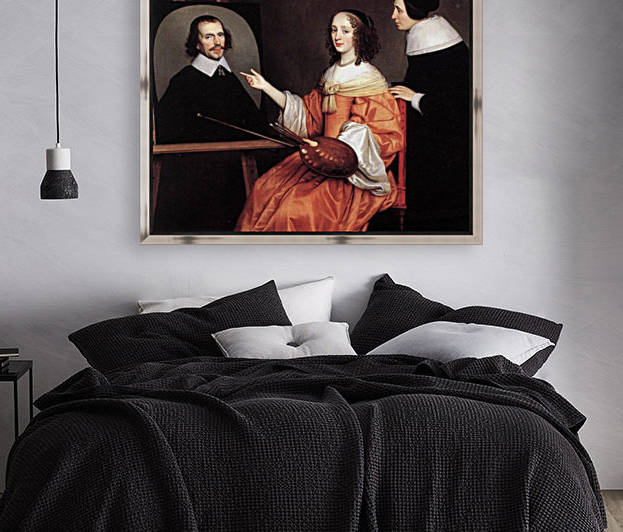 Margareta Maria de Roodere and Her Parents by Gerrit van Honthorst
