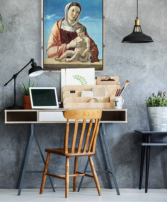 Madonna with Child Canvas by Giovanni Bellini