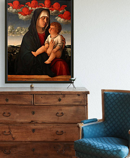 Madonna dei cherubini rossi by Giovanni Bellini