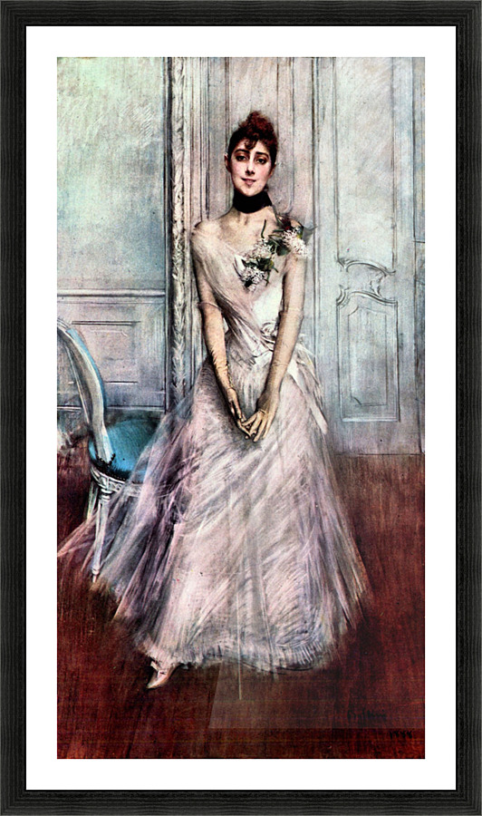 White pastel picture Picture Frame print