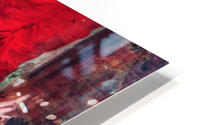 The red curtain HD Metal print
